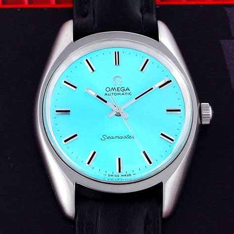 omega watch tiffany blue